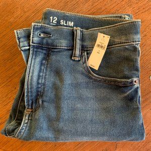 Gap Kids Slim Jeans with Washwell sz 12 Husky